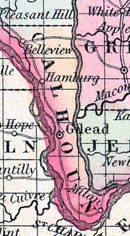 Calhoun County, Illinois 1857