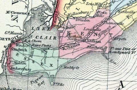 Essex and Kent Counties, Canada West 1857