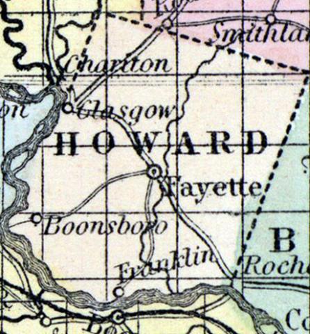 Howard County, Missouri 1857