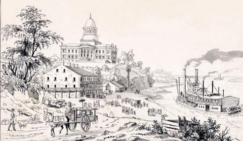 Jefferson City, Missouri, circa 1857