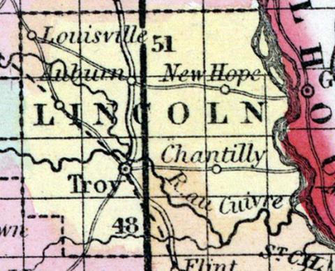 Lincoln County, Missouri, 1857