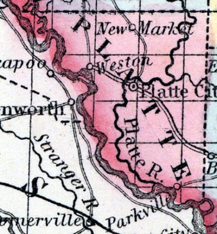 Platte County, Missouri, 1857