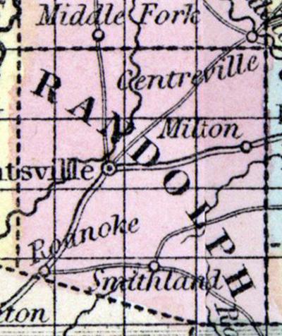 Randolph County, Missouri, 1857
