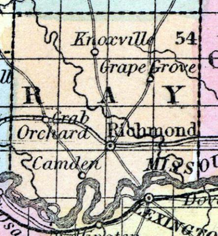 Ray County, Missouri 1857