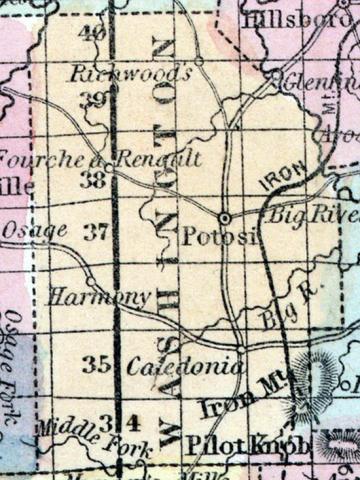 Washington County, Missouri 1857