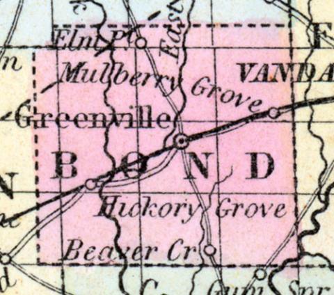 Bond County, Illinois 1857