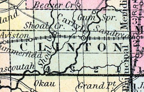 Clinton County, Illinois 1857