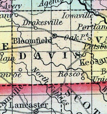 Davis County, Iowa 1857