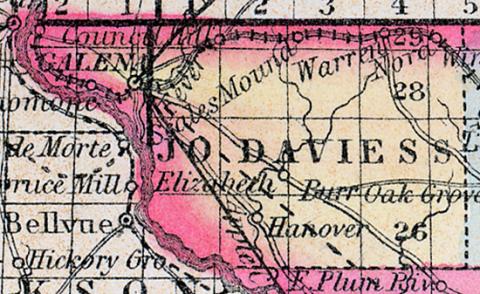 Jo Daviess County, Illinois 1857