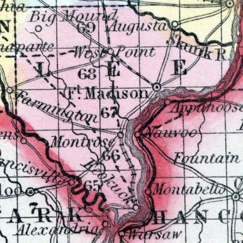 Lee County, Iowa 1857