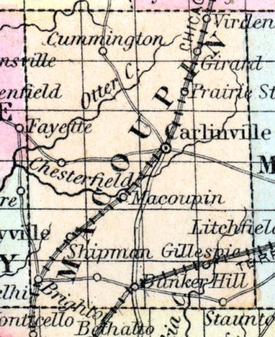 Macoupin County, Illinois 1857