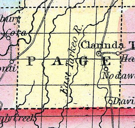 Page County, Iowa 1857