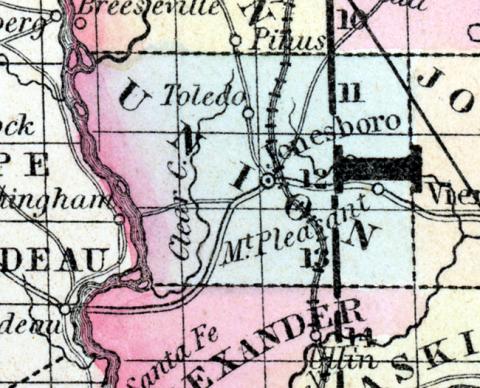 Union County, Illinois, 1857