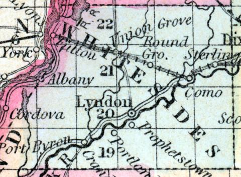 Whiteside County, Illinois 1857