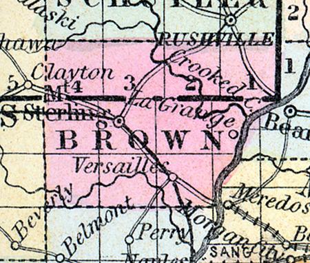 Brown County, Illinois 1857