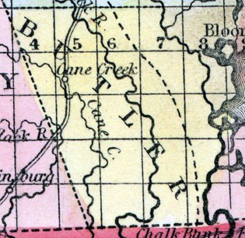 Butler County, Missouri 1857