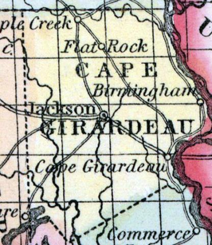 Cape Girardeau County, Missouri 1857