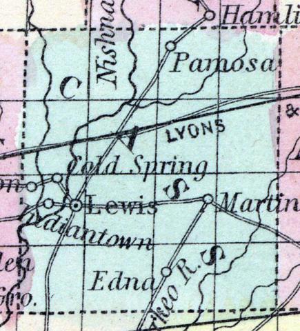 Cass County, Iowa 1857