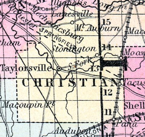 Christian County, Illinois 1857
