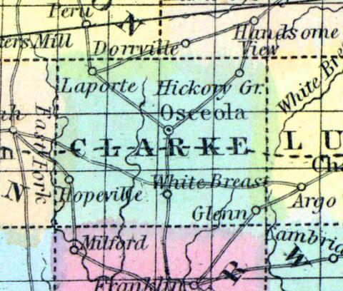 Clarke County, Iowa 1873