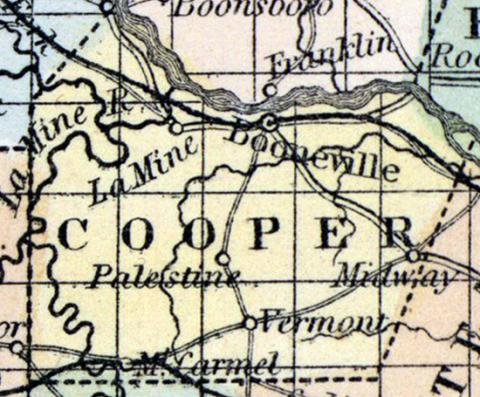 Cooper County, Missouri 1857