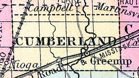 Cumberland County, Illinois 1857