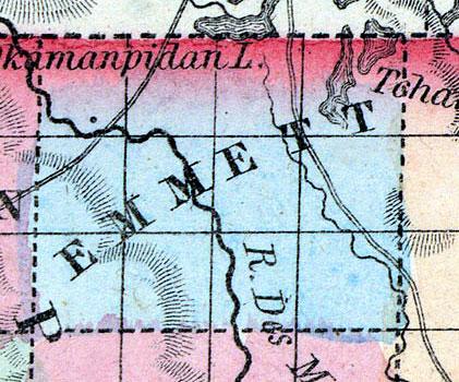 Emmet County, Iowa  1857