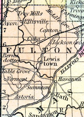 Fulton County, Illinois 1857