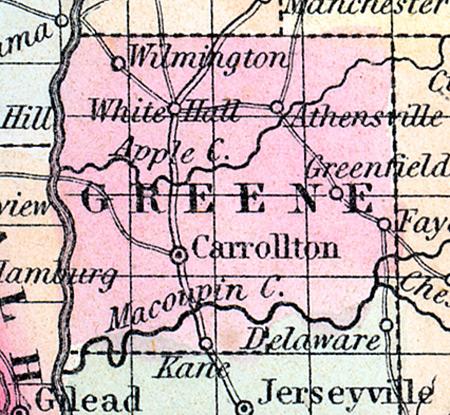 Greene County, Illinois 1857