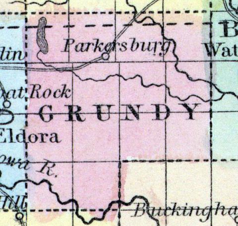 Grundy County, Iowa 1857