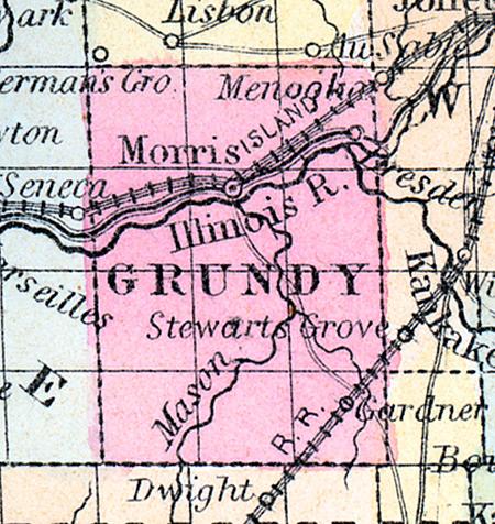 Grundy County, Illinois 1857