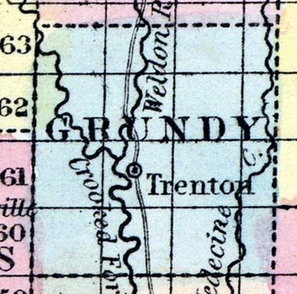 Grundy County, Missouri 1857