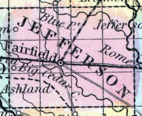 Jefferson County, Iowa 1857