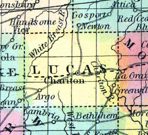Lucas County, Iowa 1857