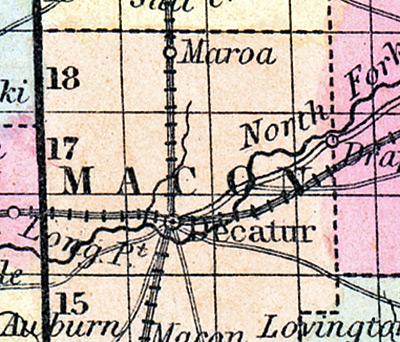 Macon County, Illinois 1857