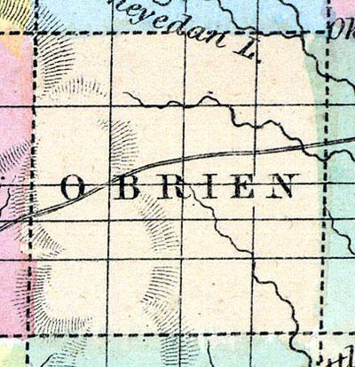 O'Brien County, Iowa  1857