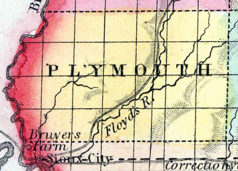 Plymouth County, Iowa 1857
