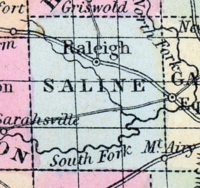 Saline County, Illinois, 1857