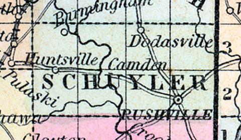 Schuyler County, Illinois 1857