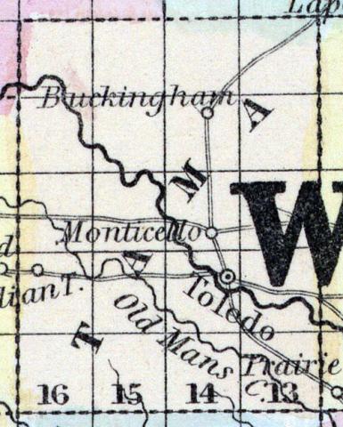 Tama County, Iowa 1857