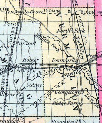 Vermilion County, Illinois 1857