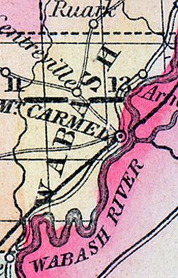 Wabash County, Illinois 1857