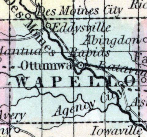 Wapello County, Iowa 1857