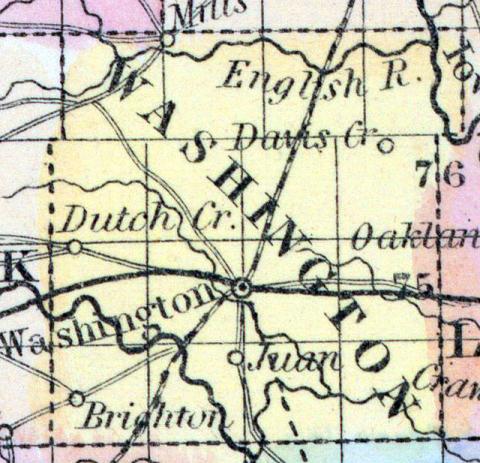 Washington County, Iowa 1857