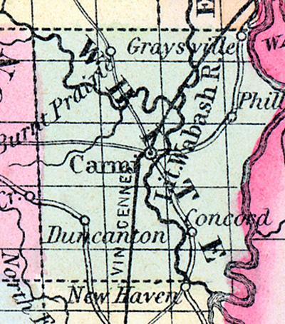 White County, Illinois 1857