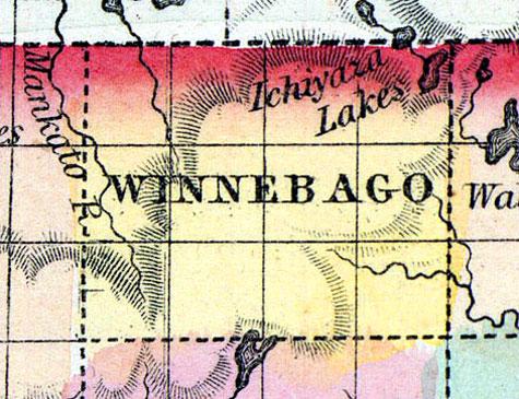 Winnebago County, Iowa 1857