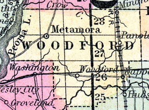 Woodford County, Illinois 1857
