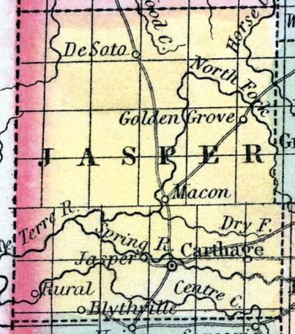 Jasper County, Missouri, 1857
