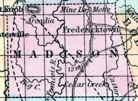 Madison County, Missouri 1857