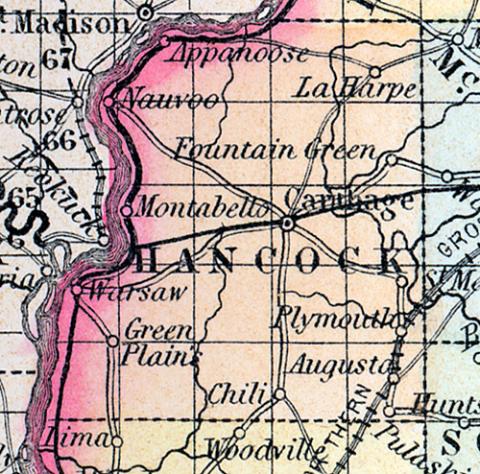 Hancock County, Illinois 1857